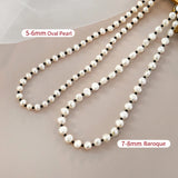 925 Silver Freshwater Pearl Necklace Women's Gift Jewelry