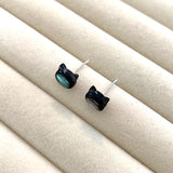 925 Silver Shell Cat Earring Women Party Jewelry Gift