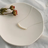 925 Silver Necklace Freshwater Pearl Jewelry for Women