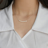 925 Silver Necklace Freshwater Pearl Jewelry for Women