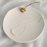 925 Silver Necklace Freshwater Pearl Jewelry Women Gift