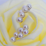 925 Silver Mini Freshwater Pearl Stud Earrings for Women