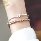 925 Silver Tulip Coin Bracelet for Women