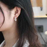 925 Silver Earrings with Freshwater Pearls for Girls/Women