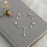 925 Silver Pearl Bracelet for Women