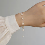 925 Silver Pearl Bracelet for Women