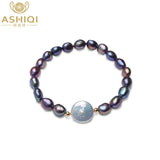Baroque Pearl Bracelet 12-13mm Sterling Silver Bead