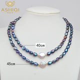 Baroque Pearl Choker Necklace 925 Sterling Silver Jewelry