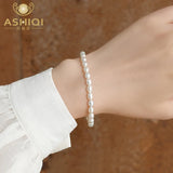 Kids Bracelet Real Mini Freshwater Pearl for Girls Cute Gift 925 Silver Jewelry