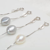 925 Silver Bracelet: 8-9mm Gray Freshwater Pearl Jewelry