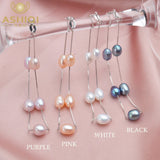 925 Silver Bracelet 7-8mm Freshwater Pearl 4 Colours