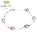 925 Silver Bracelet Freshwater Pearl Jewelry Gift