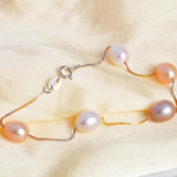 925 Silver Bracelet Freshwater Pearl Jewelry Gift