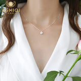 925 Silver Heart Necklace for Women Gift