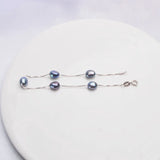 925 Silver Baroque Pearl Bracelet Freshwater 6-7mm