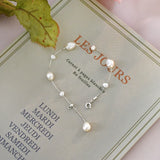 925 Silver Baroque Pearl Bracelet for Women
