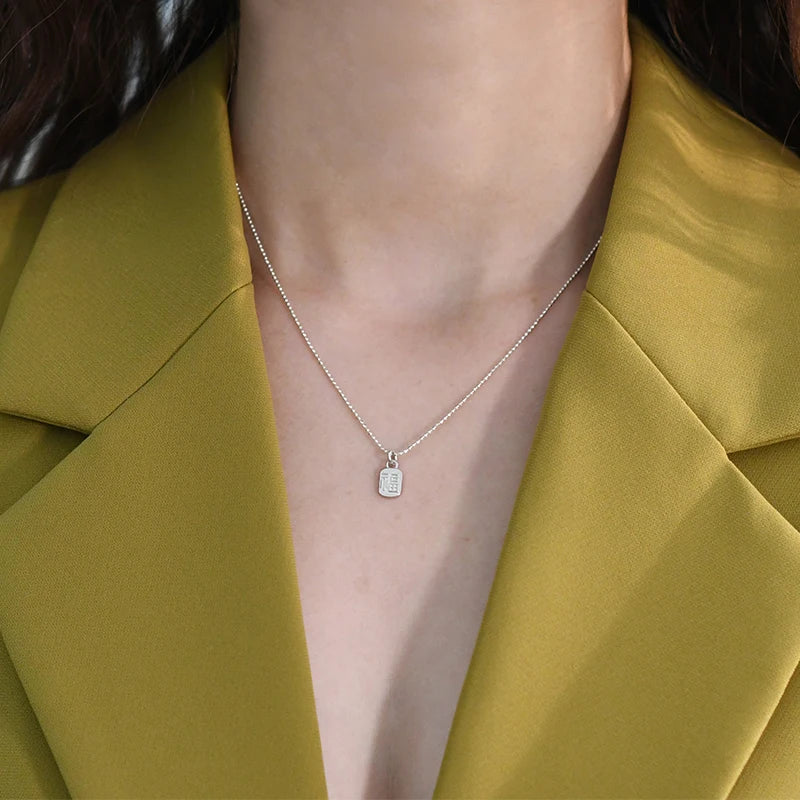 925 Silver Pendant Necklace Jewelry for Women