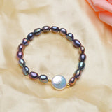 Baroque Freshwater Pearl Bracelet 12-13mm Big Button Jewelry