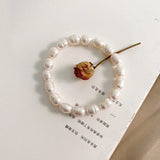 Freshwater Pearl Elastic Cord Bracelet Women's Jewelry
