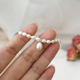 Natural Freshwater Pearl Bracelet, 925 Sterling Silver