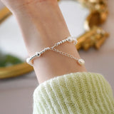 Baroque Pearl 925 Silver Bracelet for Women