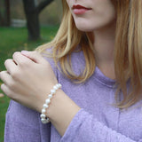 Baroque Pearl Bracelet 9-10mm Freshwater Pearl Jewelry