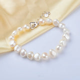 Baroque Pearl Bracelet 9-10mm Freshwater Pearl Jewelry