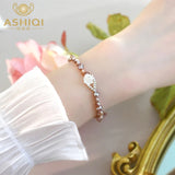 Purple Baroque Pearl Bracelet Natural Jewelry Girls Gift