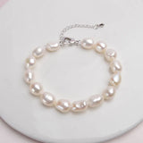 Baroque Pearl Bracelet for Women - Freshwater Pearl Jewelry Gift