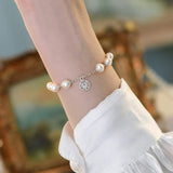 Freshwater Pearl Silver Bracelet for Women