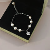 Freshwater Pearl Women's 925 Silver Bracelet