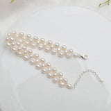 Freshwater Pearl Bracelet 925 Silver Clasp 4.5-5mm Weaving