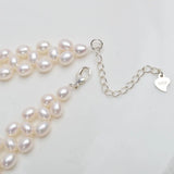 Freshwater Pearl Bracelet 925 Silver Clasp 4.5-5mm Weaving