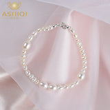 Freshwater Pearl Bracelet w/ 925 Silver Clasp