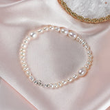 Freshwater Pearl Bracelet w/ 925 Silver Clasp