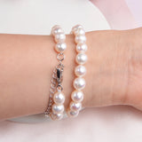 Natural Freshwater Pearl Bracelets Bangles for Women with Classic Jewelry Gift