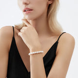 Natural Freshwater Pearl Bracelets Bangles for Women with Classic Jewelry Gift