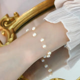 Freshwater Pearl Butterfly Bracelet 925 Silver Jewelry for Girls