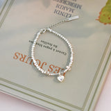 925 Silver Love Bracelet with 26 Letters - Women's Jewelry Gift
