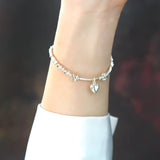 925 Silver Love Bracelet with 26 Letters - Women's Jewelry Gift