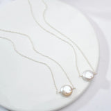 Baroque Pearl 925 Silver Choker Necklace