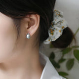 Freshwater Pearl Earrings 925 Sterling Silver Jewelry for Women