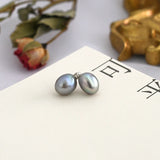 Freshwater Pearl Earrings 925 Sterling Silver Jewelry for Women