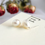 Freshwater Pearl Earrings 925 Sterling Silver Jewelry for Women