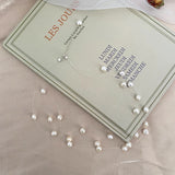 Baroque Pearl Necklace Multilayer Wedding Party Jewelry