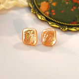 Baroque Freshwater Pearl 925 Sterling Silver Earrings
