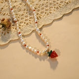Baroque Pearl 925 Silver Necklace for Women