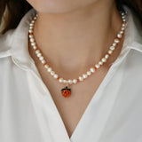 Baroque Freshwater Pearl 925 Silver Necklace for Women Gift