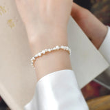 Baroque Pearl Silver Bracelet for Women