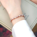 Baroque Pearl Silver Bracelet for Women